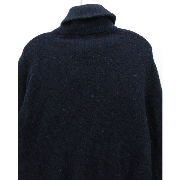 Ralph Lauren Polo Sweater Small Wool Blend Shawl Speckled Pullover Pony - Picture 8 of 12